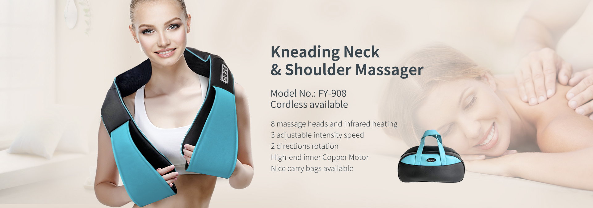InvoSpa Shiatsu Neck and Shoulder Massager